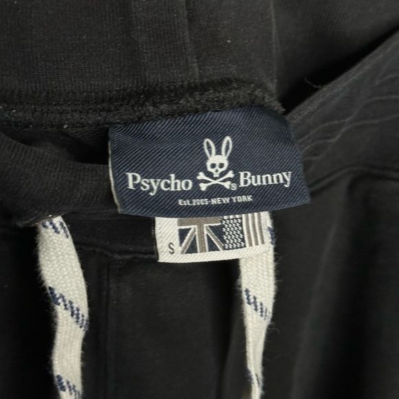 Psycho Bunny Jogger Sweatpants Black/Pink Size S - Picture 7 of 7